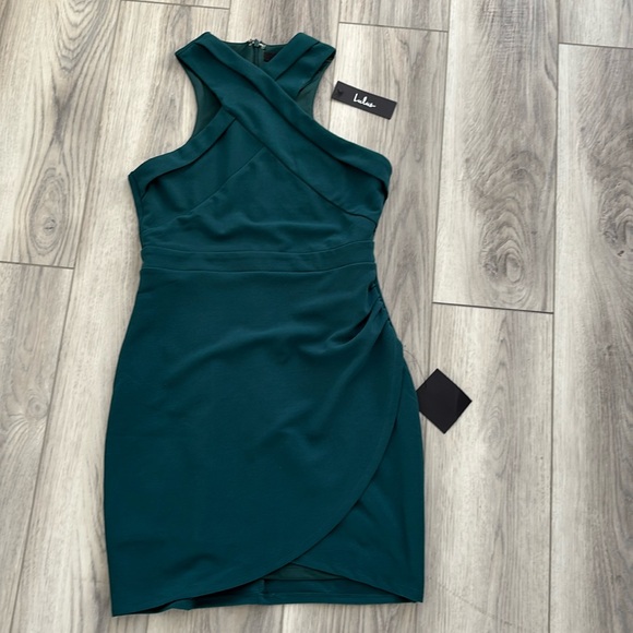 NWT Lulus Evergreen Mini Dress - Picture 4 of 9